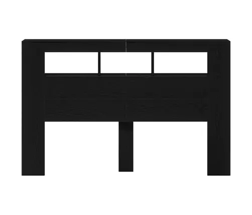 Led Galvas Tilts Melna Ozola 160X18,5X45 Cm Inženierijas Koks Vidaxl