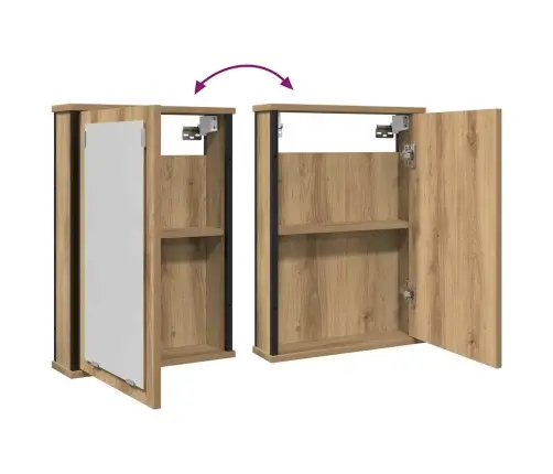 Vannitoa Peegelkapp, Käsitöötamm, 42X12X60 cm Tehispuit