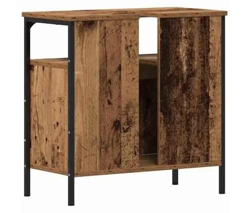 Izlietnes Skapītis, Veca Koka, 60X30X60 Cm, Inženierijas Koks Vidaxl