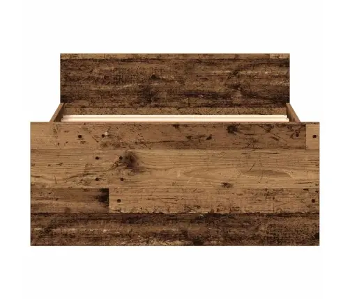 Gultas Rāmis Bez Matrača, 75X190 Cm, Inženierijas Koks Vidaxl