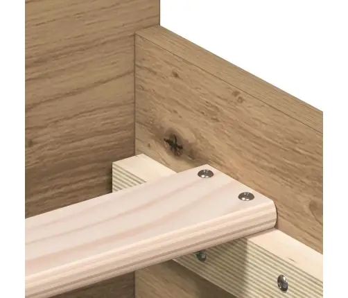 Gulta Bez Matrača, Artisan Ozola, 75X190 Cm, Inženierijas Koks Vidaxl