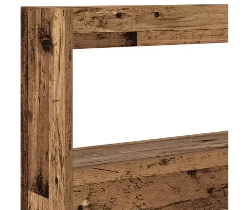 Galvgaļa Skapis Ar Led, Veca Koka, 100X17X102 Cm Vidaxl