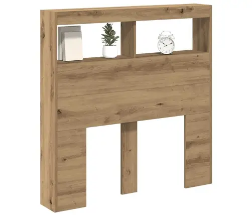 Galvgaļa Skapis Ar Led, Koka Krāsā, 100X17X102 Cm Vidaxl