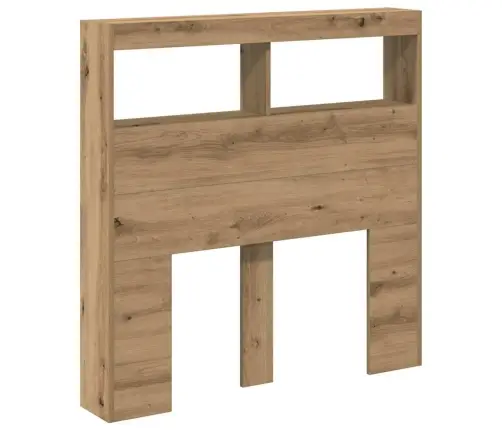 Galvgaļa Skapis Ar Led, Koka Krāsā, 100X17X102 Cm Vidaxl