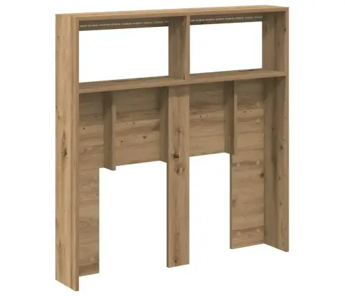 Galvgaļa Skapis Ar Led, Koka Krāsā, 100X17X102 Cm Vidaxl