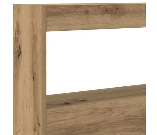 Galvgaļa Skapis Ar Led, Koka Krāsā, 100X17X102 Cm Vidaxl