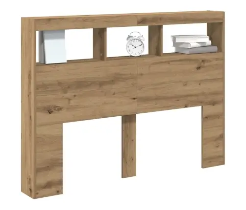 Galvgaļa Skapis Ar Led, Koka Krāsā, 140X17X102 Cm Vidaxl Galvgaļa Skapis Ar Led, Koka Krāsā, 140X17X102 Cm Vidaxl