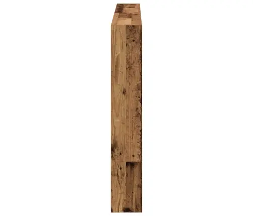 Galvgaļa Skapis Ar Led, Veca Koka, 160X17X102 Cm Vidaxl