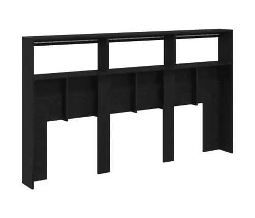 Galvūgalis-Spintelė Su Led, Juodu Ąžuolu, 180X17X102 Cm