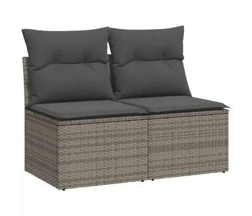 Sodo Komplektas Su Pagalvėlėmis, 2 Dalių, Poliratanas/Akacija