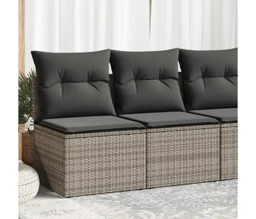 Sodo Komplektas Su Pagalvėlėmis, 2 Dalių, Poliratanas/Akacija