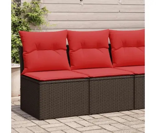 2-Osaline Aediivanikomplekt Patjadega Pruun Polürotangist