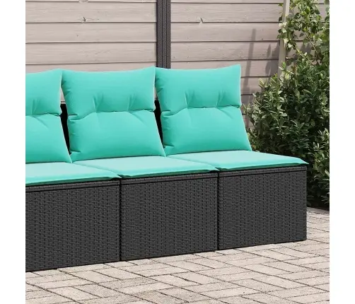 Sodo Komplektas Su Pagalvėlėmis, 2 Dalių, Poliratanas/Akacija