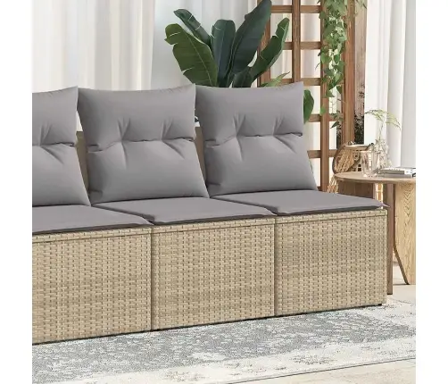 Sodo Komplektas Su Pagalvėlėmis, 2 Dalių, Poliratanas/Akacija