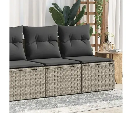 Sodo Komplektas Su Pagalvėlėmis, 2 Dalių, Poliratanas/Akacija