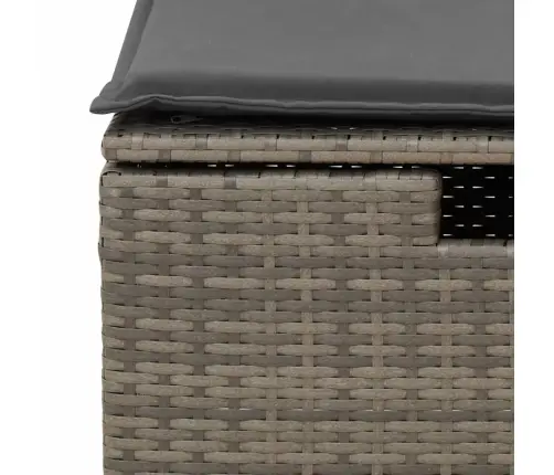 Sofos Komplektas Su Pagalvėlėmis, 6 Dalių, Pilkas, Poliratanas