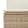 6-Osaline Aiadiivani Komplekt Patjadega, Beež, Polürotang