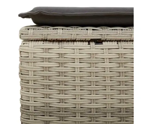 Sofos Komplektas Su Pagalvėlėmis, 6 Dalių, Pilkas, Poliratanas