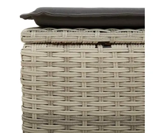 Sofos Komplektas Su Pagalvėlėmis, 5 Dalių, Pilkas, Poliratanas