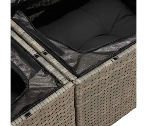 7-Osaline Aiadiivani Komplekt Patjadega, Hall, Polürotang