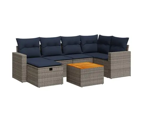 7-Osaline Aiadiivani Komplekt Patjadega, Hall, Polürotang