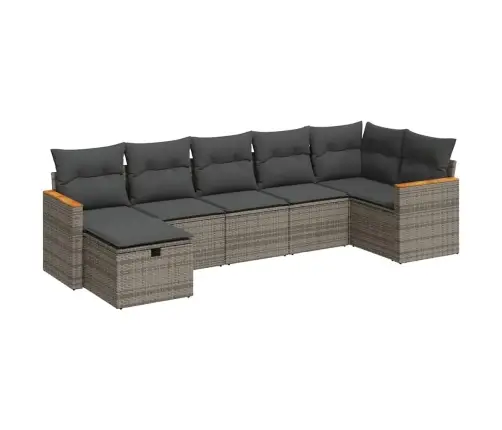 7-Osaline Aiadiivani Komplekt Patjadega, Hall, Polürotang