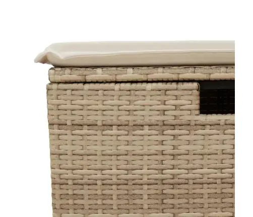 7-Osaline Aiadiivani Komplekt Patjadega, Beež, Polürotang