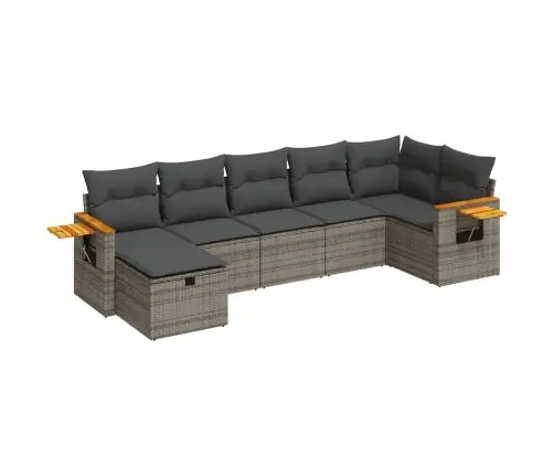 7-Osaline Aiadiivani Komplekt Patjadega, Hall, Polürotang