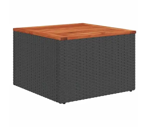 7-Osaline Aiadiivani Komplekt Patjadega, Must, Polürotang