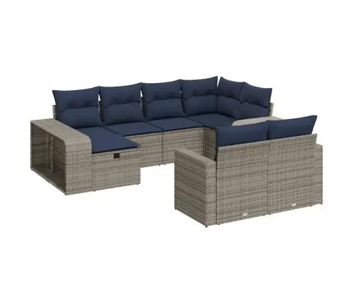 10-Osaline Aiadiivani Komplekt Patjadega, Hall, Polürotang