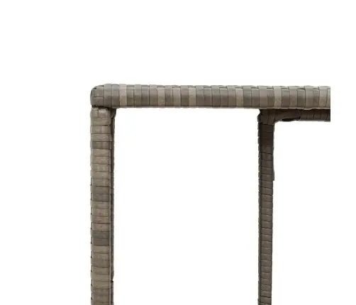 Sodo Komplektas Su Pagalvėlėmis, 11 Dalių, Pilkas, Poliratanas