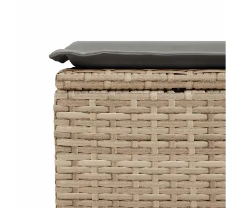 9-Osaline Aiadiivani Komplekt Patjadega, Beež, Polürotang