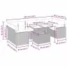 8-Daļīgs Dārza Dīvāna Komplekts,Matrači, Gaiši Pelēka Pe Pinums Vidaxl