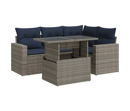 5-Osaline Aiadiivani Komplekt Patjadega, Hall , Polürotang