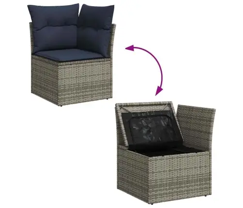 5-Osaline Aiadiivani Komplekt Patjadega, Hall , Polürotang