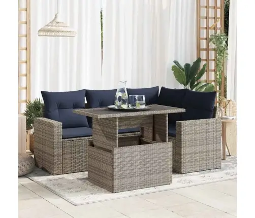 5-Osaline Aiadiivani Komplekt Patjadega, Hall , Polürotang