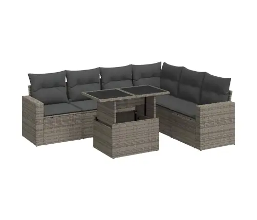 7-Osaline Aiadiivani Komplekt Patjadega, Hall, Polürotang