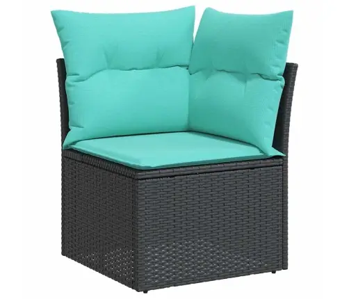 Sodo Komplektas Su Pagalvėlėmis, 7 Dalių, Poliratanas/Akacija