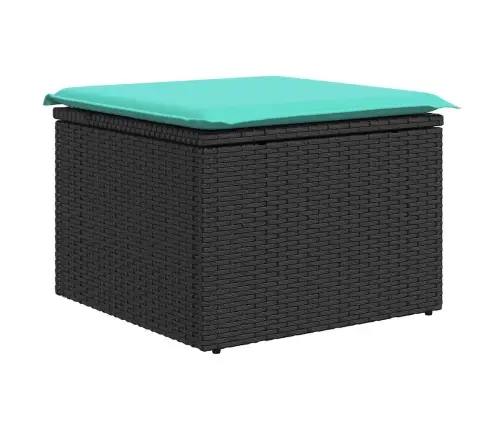 Sodo Komplektas Su Pagalvėlėmis, 7 Dalių, Poliratanas/Akacija