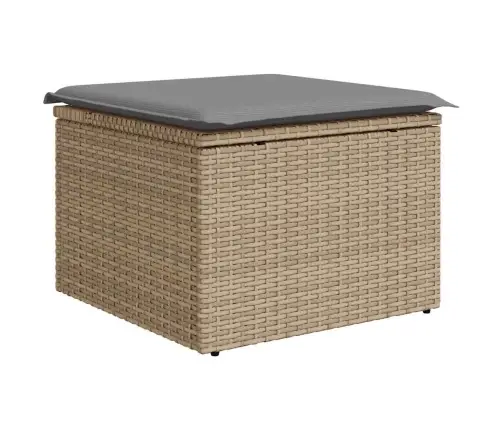 9-Osaline Aiadiivani Komplekt Patjadega, Beež, Polürotang