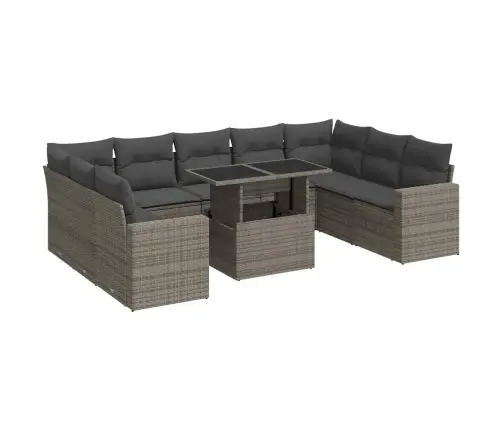 10-Osaline Aiadiivani Komplekt Patjadega, Hall, Polürotang