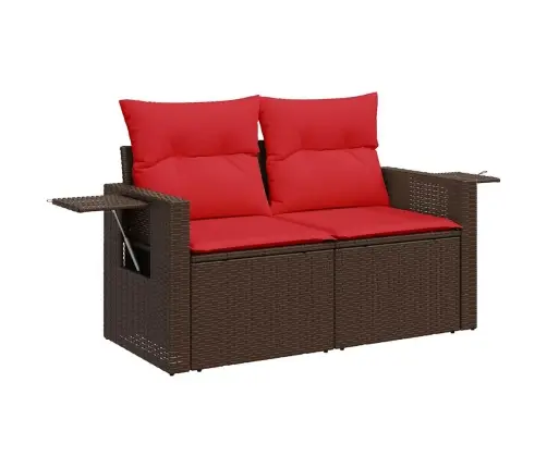 6-Daļīgs Dārza Dīvāna Komplekts, Matrači, Brūna Pe Rotangpalma Vidaxl 6-Daļīgs Dārza Dīvāna Komplekts, Matrači, Brūna Pe Rotangpalma Vidaxl