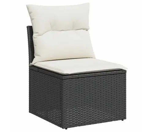 9-Osaline Aiadiivani Komplekt Patjadega, Must, Polürotang