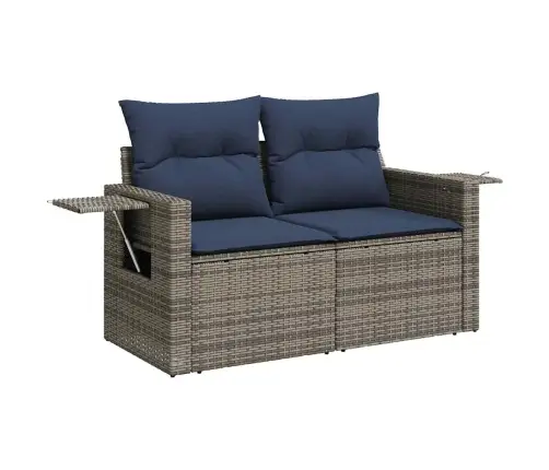 Sodo Komplektas Su Pagalvėlėmis, 5 Dalių, Poliratanas/Akacija