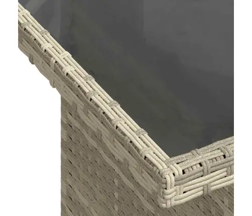 7-Daļīgs Dārza Dīvāna Komplekts,Matrači, Gaiši Pelēka Pe Pinums Vidaxl 7-Daļīgs Dārza Dīvāna Komplekts,Matrači, Gaiši Pelēka Pe Pinums Vidaxl