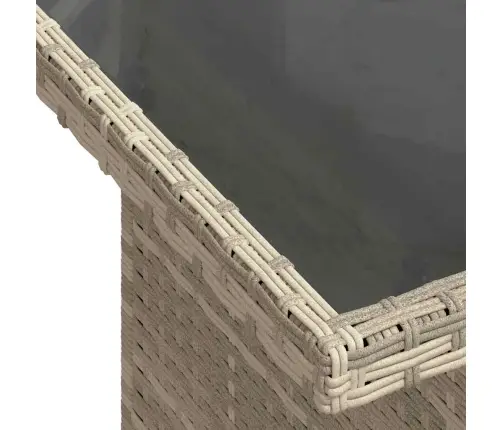 Sofos Komplektas Su Pagalvėlėmis, 7 Dalių, Pilkas, Poliratanas Sofos Komplektas Su Pagalvėlėmis, 7 Dalių, Pilkas, Poliratanas