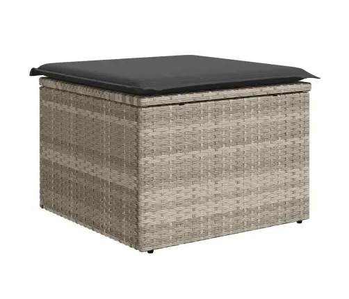 Sofos Komplektas Su Pagalvėlėmis, 6 Dalių, Pilkas, Poliratanas