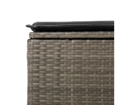 Sofos Komplektas Su Pagalvėlėmis, 7 Dalių, Pilkas, Poliratanas