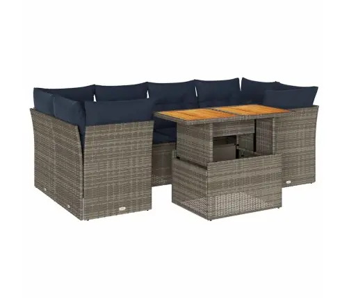 7-Osaline Aiadiivani Komplekt Patjadega, Hall, Polürotang