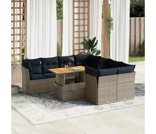 9-Osaline Aiadiivani Komplekt Patjadega, Hall, Polürotang